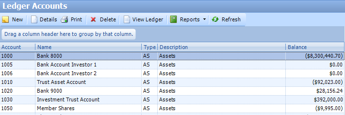 Ledger Sample